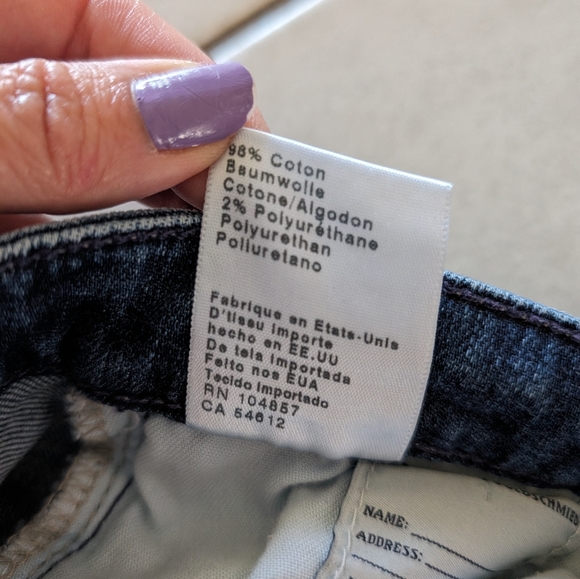 Adriano Goldschmied The Stilt Cigarette Leg Jeans size 25R - Picture 6 of 9